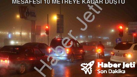 Denizli’de Yoğun Sis Alarmı: Görüş Mesafesi 10 Metreye Kadar Düştü