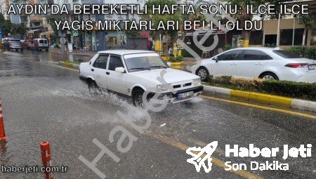 Aydın’da Bereketli Hafta Sonu: İlçe İlçe Yağış Miktarları Belli Oldu