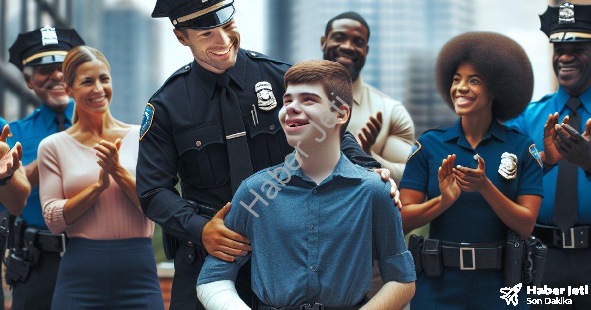 "Muğla'da Yürek Isıtan Görüntüler: Engelli Gencin Polislik Hayali Gerçek Oldu" başlıklı haber için f