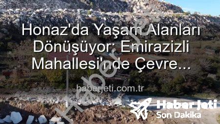 Honaz’da Yaşam Alanları Dönüşüyor: Emirazizli Mahallesi’nde Çevre Düzenleme Çalışmaları Hız Kesmiyor