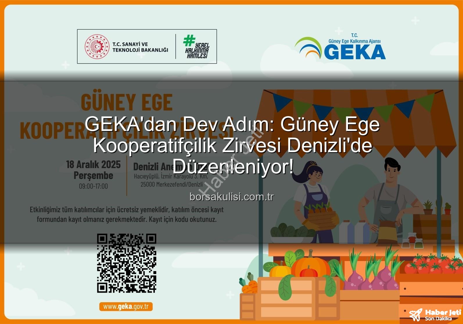 Güney Ege Kooperatifçilik Zirvesi - GEKA'dan Güney Ege İçin Dev Kooperatifçilik Zirvesi: Üretim Vizyonu Yeniden Şekillenecek