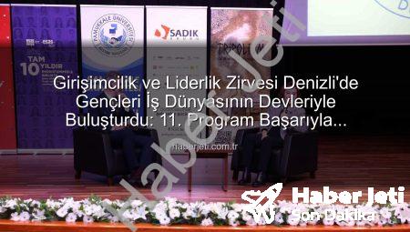 Girişimcilik ve Liderlik Zirvesi Denizli’de Gençleri İş Dünyasının Devleriyle Buluşturdu: 11. Program Başarıyla Tamamlandı